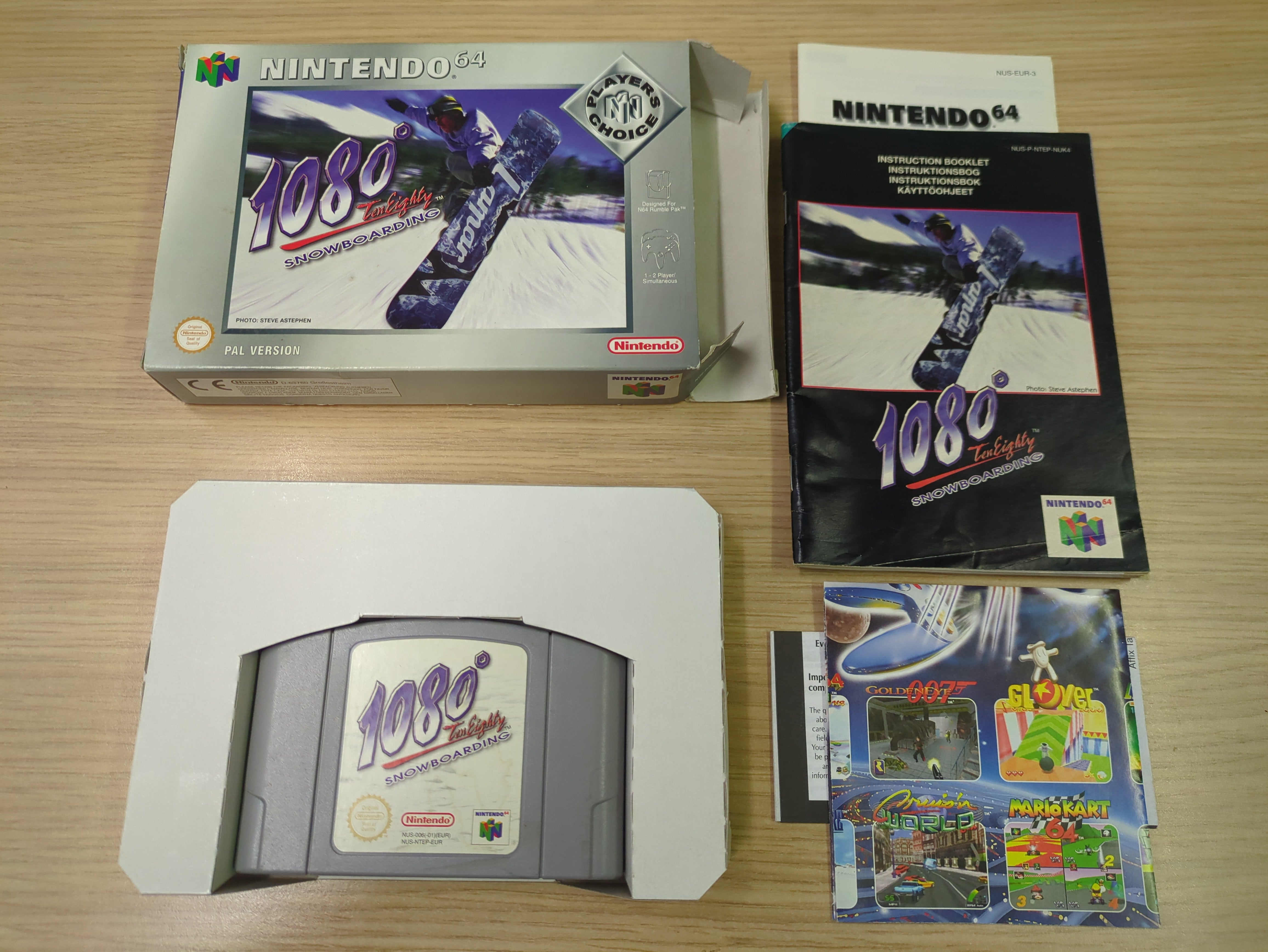 1080 Snowboarding Nintendo N64 game Boxed 1080 Snowboarding Nintendo N64 game Boxed